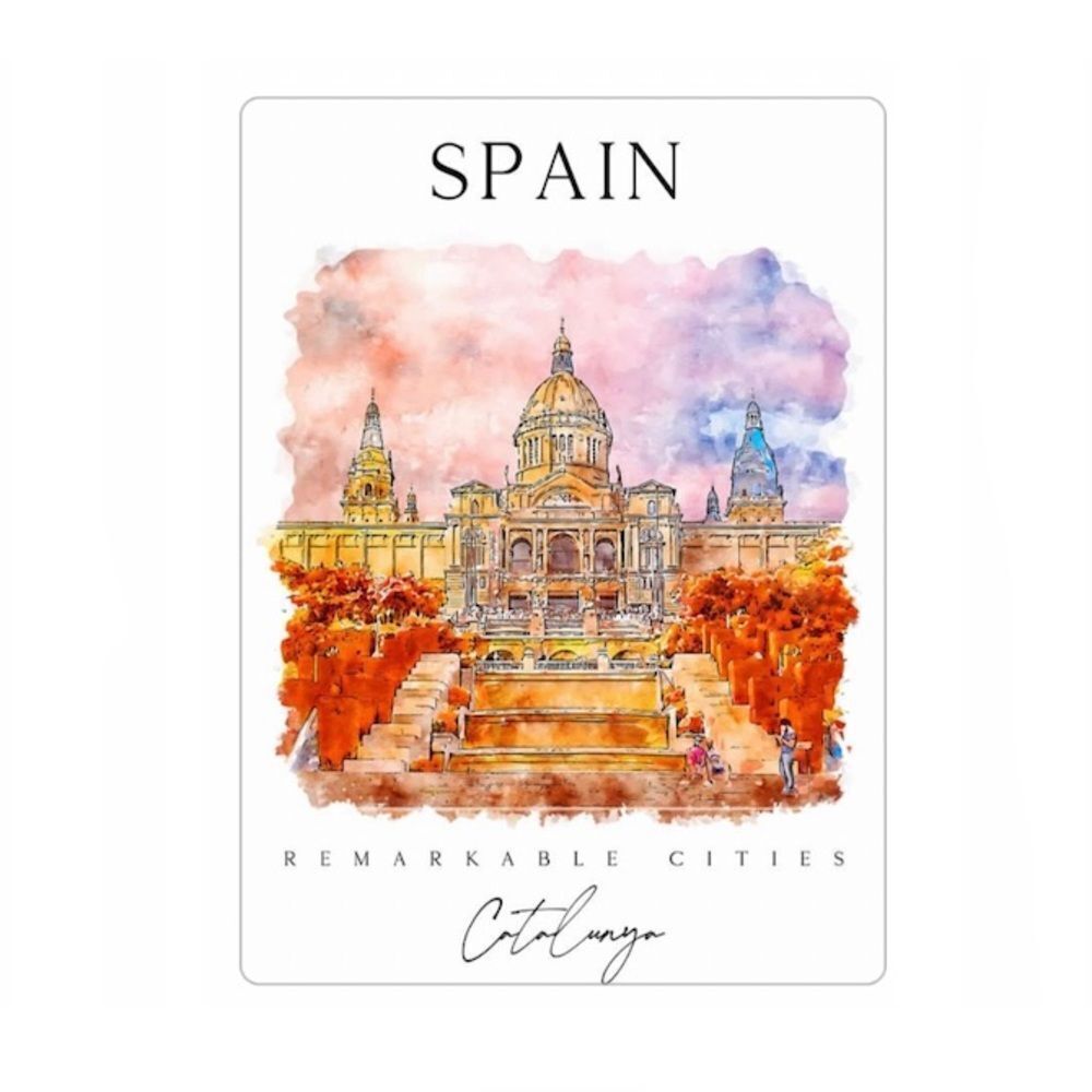 Barcelona Spain Souvenir Magnet